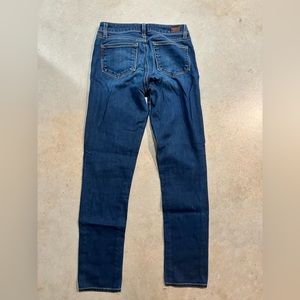 Paige 27 waist skinny jeans dark wash